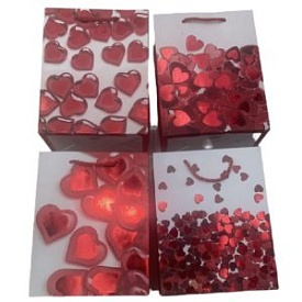Пакет подарунковий паперовий L "Hearts" 30*41.5*12см R94885-L - 1 - smarttoys.com.ua