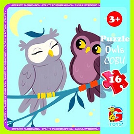 LR04 Пазли ТМ "G-Toys" із серії "Лісові мешканці", 16 ел. - 1 - smarttoys.com.ua