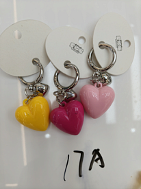 Брелок FG250718017H на сумку, серце, в пак.,8-8-2см - 1 - smarttoys.com.ua