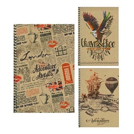 Блокнот А5 50арк.пруж.Серія Крафт  - 1 - smarttoys.com.ua