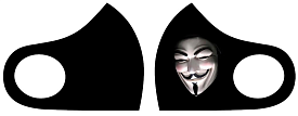 Маска Pitta Print S Anonymous 5																						 - 1 - smarttoys.com.ua