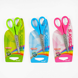 Ножиці С 62119 (288) ЦІНА ЗА 1 ШТУКУ, 3 кольори, на листі, ВИДАЄТЬСЯ ТІЛЬКИ МІКС ВИДІВ - 1 - smarttoys.com.ua