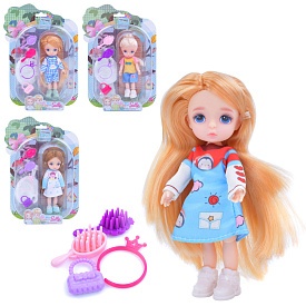 Лялька 91036-A шарнірна, підставка, аксесуари, 4 види, лист, 16,5-23-5 см. - 1 - smarttoys.com.ua