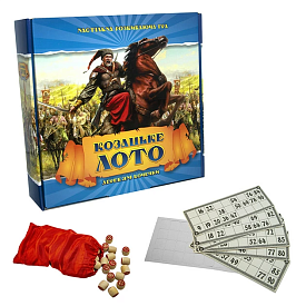 Лото з дерев'яними бочонками "Козацьке" (укр),в кор-ці 26см-26см-10см - 2 - smarttoys.com.ua