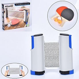 Ракетка MS 4177 наб. для настільного тенісу, 2 ракетки(дерево, резина+EVA),сітка,3 ABS м'ячі,кор.,28 - 1 - smarttoys.com.ua