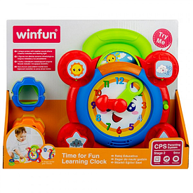 Сортер 0675-NL WinFun  годинник, рухомі дет., муз., світло, бат., кор. - 1 - smarttoys.com.ua