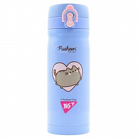 Термос Yes "Pusheen" 350 мл, блакитний - 1 - smarttoys.com.ua