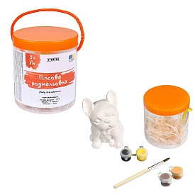 Набір для творчості Strateg Гіпсова розмальовка. Песик (30944) - 1 - smarttoys.com.ua