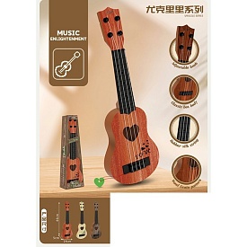 Гітара 601A-2-601B-2 42см, 4 струни, медіатор, 2 види по 3 кольори, кор., 16,5-43,5-5,5см - 1 - smarttoys.com.ua