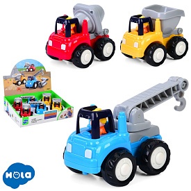 Машинка HE7907 інерц., будтехніка, 6 шт. (3 види) в диспл., 30-22,5-8,5 см. - 1 - smarttoys.com.ua