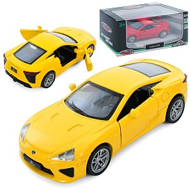 Машина AS-3050 АвтоСвіт,1:43,Lexus LFA,мет.,інерц.,відчин.двері,гум.колеса,2 кольори,кор.,14,5-7-6,5 - 1 - smarttoys.com.ua