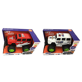 Джип 16809-10 інерц., 2види (1вид-поліція), по 2кольори, кор., 28,5-18-17,5см. - 1 - smarttoys.com.ua
