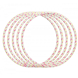 Обруч №2 "Квітонька" 75см, арт 0186, Іграшка дитяча, Бамсик - 1 - smarttoys.com.ua