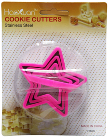 Набір форм для вирізування печива BT03 biscuit cutter (4 види) - 1 - smarttoys.com.ua