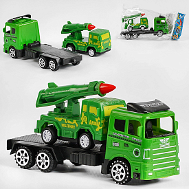 Машина MR 132 (288/2) інерція, тягач, ракетна установка, у пакеті - 1 - smarttoys.com.ua