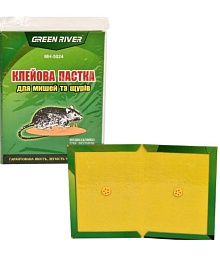 Мишоловка липка зелена 15.5*21см MH-5024 - 1 - smarttoys.com.ua