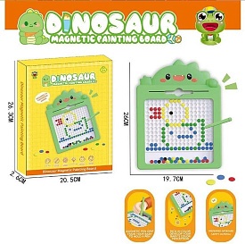 Мозаїка 595-12 (72) “Динозаврик”, 20х26 см, магнітний стилус, картки із завданнями, в коробці  - 1 - smarttoys.com.ua