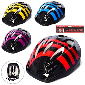 Шолом MS 3327 25-20-14 см., 6 отворів, розмір середній, 4 кольори, кул., 25-35-13 см. - 1 - smarttoys.com.ua