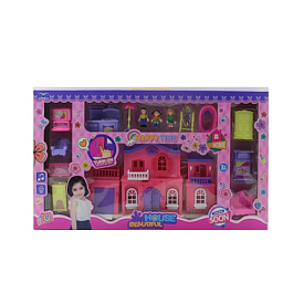 Будиночок 1365 меблі, фігурки 3 шт., муз., світло, мікс, бат.(таб.), кор., 70-41-7,5см. - 1 - smarttoys.com.ua