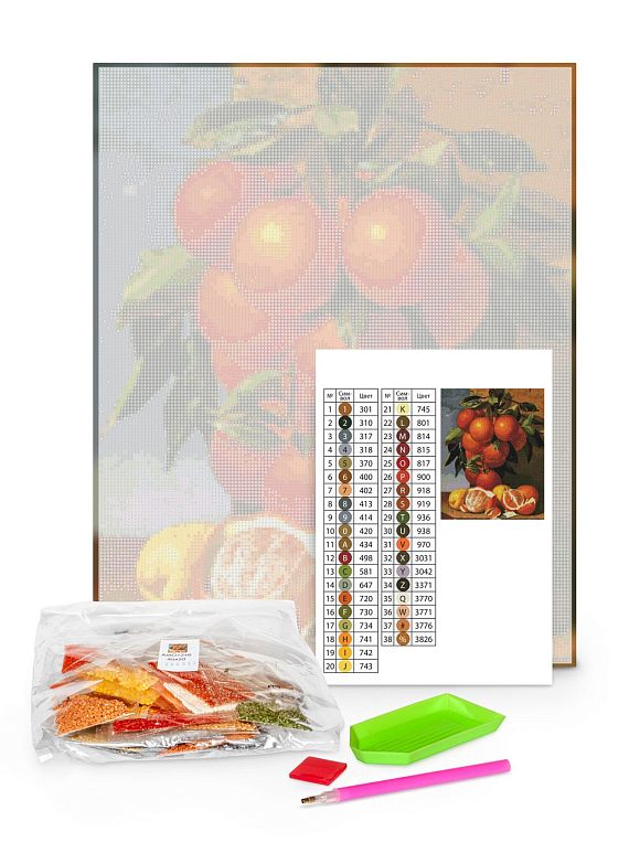 Набір з алмазною мозаїкою "Велика мудрість" 40х50см - 2 - smarttoys.com.ua