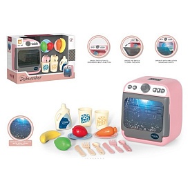 Побутова техніка LD-6612B посудомийна машина, посуд, продукти, муз., світло, бат.,кор.,39-27-16,5см, - 1 - smarttoys.com.ua