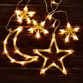 Гірлянда-фіранка світлодіодна "Starlight Night" 2.5*0.85м 120led R92651 - 1 - smarttoys.com.ua