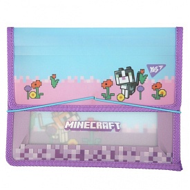 Папка для зошитів YES пласт. на резинці В5 "Minecraft.Spring" - 1 - smarttoys.com.ua
