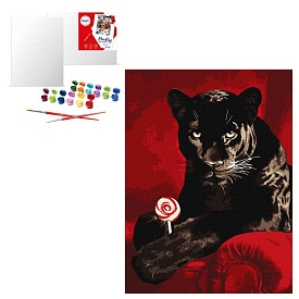 Набір для розпису по номерах "Солодкий погляд" 30х40см - 1 - smarttoys.com.ua