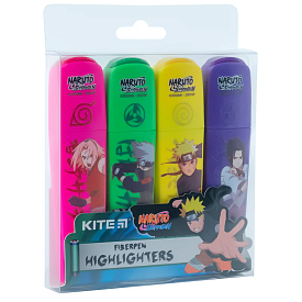 Маркер Highlighter, набір з 4-х кол., Naruto - 1 - smarttoys.com.ua