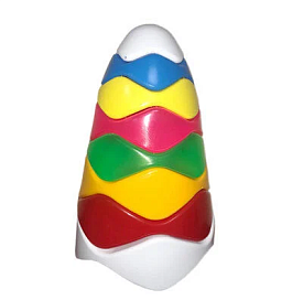 "Піраміда Хвиля 4" арт. 1807, Іграшка дитяча,  Бамсик - 1 - smarttoys.com.ua