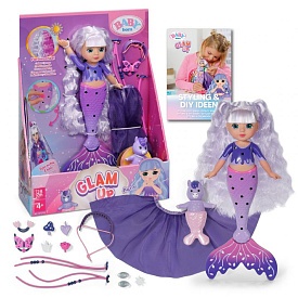 Лялька BABY BORN серії "Glam Up" – РУСАЛОНЬКА АУРА (28 см, з аксес.) - 1 - smarttoys.com.ua