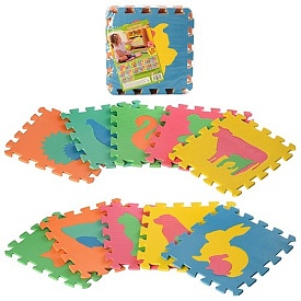 Килимок Мозаїка M 2738 EVA, фігурки тварин, 10 дет., кул., 29-29-8 см - 1 - smarttoys.com.ua