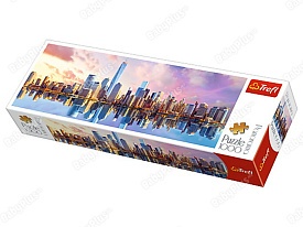 Пазли - (1000 елм. Панорама) - "Манхетен" / Trefl - 1 - smarttoys.com.ua