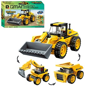 Конструктор Qman 42110 будтехніка, 3в1, 203 дет., кор., 31,5-19-5 см. - 1 - smarttoys.com.ua