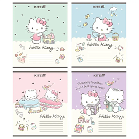 Зошит 12 арк., кос., УФ лак + глітер, HK-1 - 1 - smarttoys.com.ua