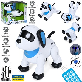 Собака RC 0009 UA дист.кер.(ІЧ),муз.(УКР пісні,фрази),акум.,світло,трюки,танцює,програм,USB,кор.,22 - 1 - smarttoys.com.ua