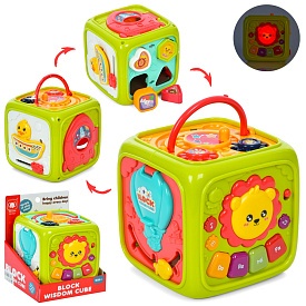 Гра 821 куб,піаніно,барабан,зв.тварин,сортер(4фігури),шестерні,рух.дет.,мікс кольорів,муз.,бат.,кор. - 1 - smarttoys.com.ua