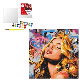 Набір для розпису по номерах "Сучасна Спляча красуня" 40х40см - 1 - smarttoys.com.ua