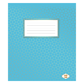 Зошит, 12 аркушів, клітинка, "Фонова", Тетрада - 1 - smarttoys.com.ua