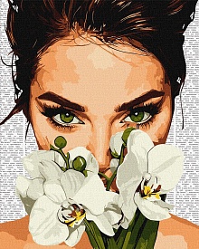 Набір для розпису по номерах "Барвиста поезія: Орхідея" 40х50см - 1 - smarttoys.com.ua