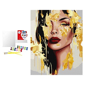 Набір для розпису по номерах. "Неземна краса з фарбами металік extra" 40х50см - 1 - smarttoys.com.ua