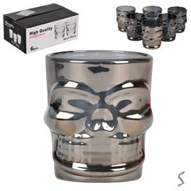Набiр чарок "Череп" 6шт/наб 50мл R29804-Grey - 1 - smarttoys.com.ua