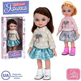 Лялька M 6169 I UA Яринка, пісні, 2 види, муз. (укр), бат.(табл.), кор., 15-29-7 см. - 1 - smarttoys.com.ua