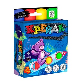 Крейда кольорова серії "Крейда для малювання на асфальті" велика 4 шт. - 1 - smarttoys.com.ua