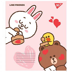 А5/12 кл. Yes Line friends, зошит учнів. - 1 - smarttoys.com.ua