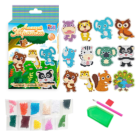 Алмазні стікери "Звірятка" 20299 (60) "4FUN Game Club", наліпки, стилус, силіконовий клей, піддон, алмази, в коробці - 1 - smarttoys.com.ua