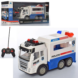 Машина 696A поліція, радіокер., муз., світло, бат., кор., 35-17-12см. - 1 - smarttoys.com.ua