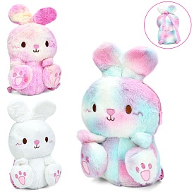 Рюкзак 9860 зайчик, 1 відділеня, застібка-блискавка, плюш, 3 кольори, кул. - 1 - smarttoys.com.ua