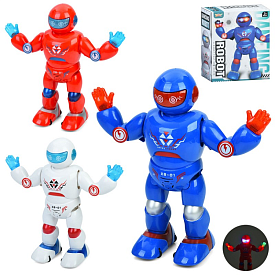 Робот 5963B танцює, 3 кольори, муз., світло, бат., кор., 23-28-11 см. - 1 - smarttoys.com.ua