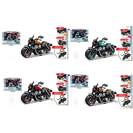 Конструктор 8080P-9-10-11-12 інерц, мотоцикл, викрутка, 4 види,муз.,світло,бат.(таб),кор.,28-17,5-12 - 1 - smarttoys.com.ua